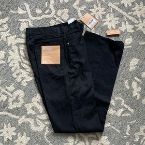 Reformation Wilder high rise wide leg jeans rigid denim new with tags 26